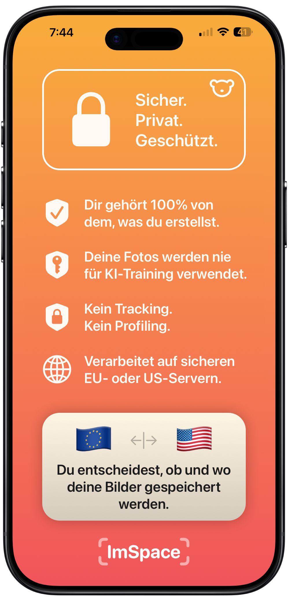 Privat und sicher von Grund auf